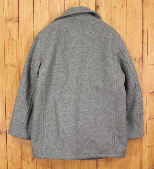 Pier Blanca/ピアブランカ◇美品 メルトンウールPコート 碇釦/灰(M 