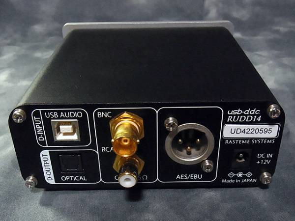 ラステーム RUDD14 USB-DDコンバーター 濾す
