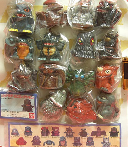 バンダイ「ゴジラFBコレクション1」15種 93年 A5(ゴジラ、怪獣)｜売買  
