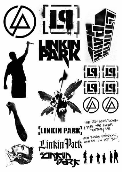 【在庫処分】【入手困難品】LINKIN PARK ステッカー LINKIN PARK シール 16枚セット ステッカー WHITE(ステッカー)｜売買