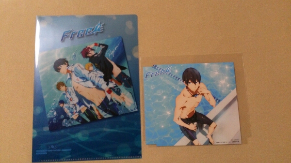 Free!「Rage on」特典ミニクリアファイル+差し替えジャケット 遙_1