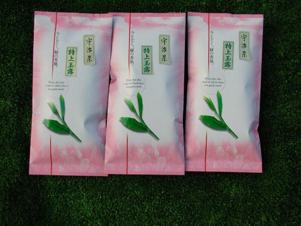 宇治茶特上玉露１００グラム三本_1