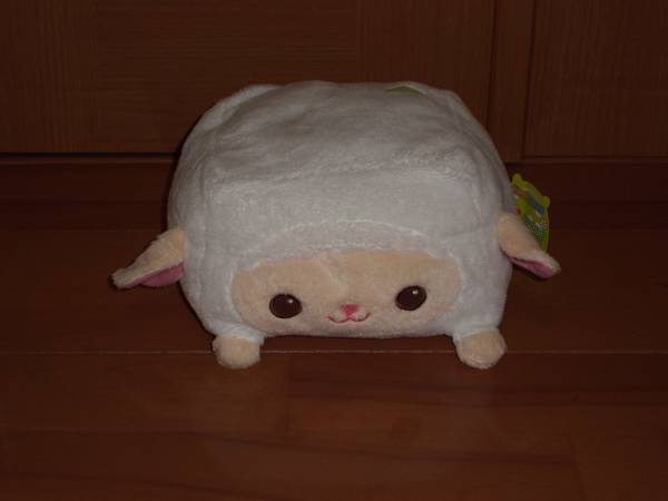 ハッピーアニマルクッションSメリー ひつじぬいぐるみ約23CM(ヒツジ