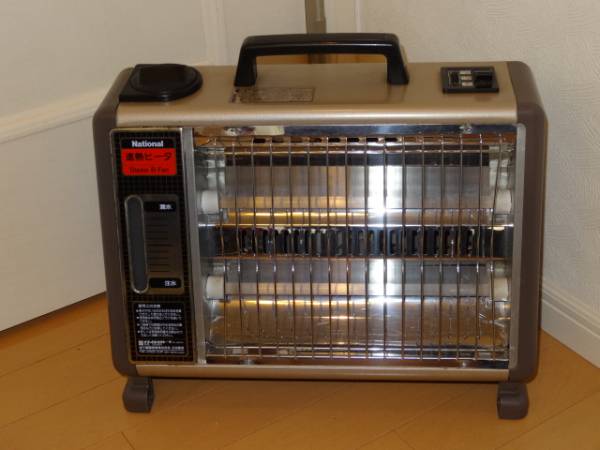 ☆National 速熱ヒータ スチーム＆ファン DS-801 Used☆(電気