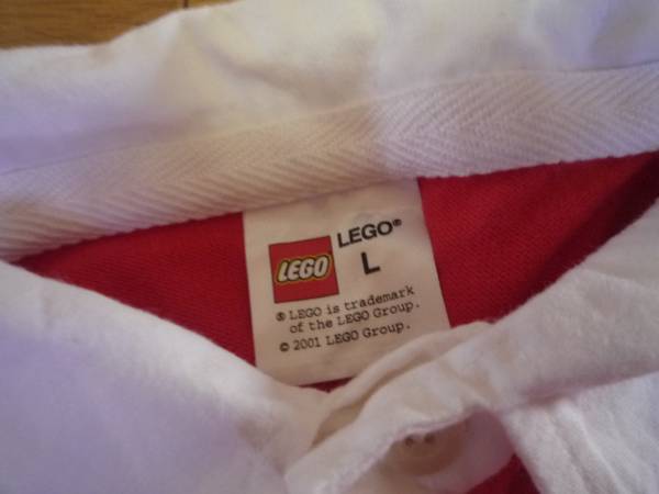 レゴ　LEGO　ブロック　大人用　Lサイズ　ポロシャツ　レッド 赤_3