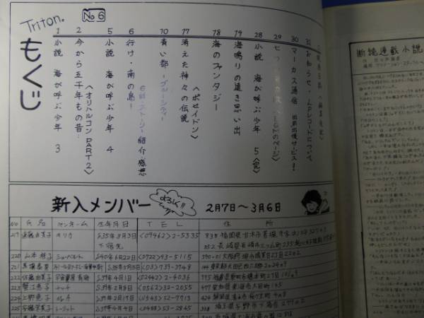希少アニメ資料☆「海のトリトン」最初期同人誌(少年)｜売買された