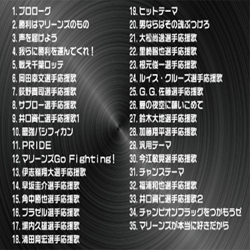 千葉ロッテマリーンズ スーパーベストヒットメドレー14 Cd 記念品 関連グッズ 売買されたオークション情報 Yahooの商品情報をアーカイブ公開 オークファン Aucfan Com