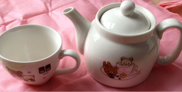 新品★リラックマ ポット&カップセット_1