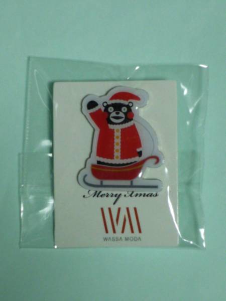 【超希少】　数量限定生産品　 サンタ くまモン バッジ_1