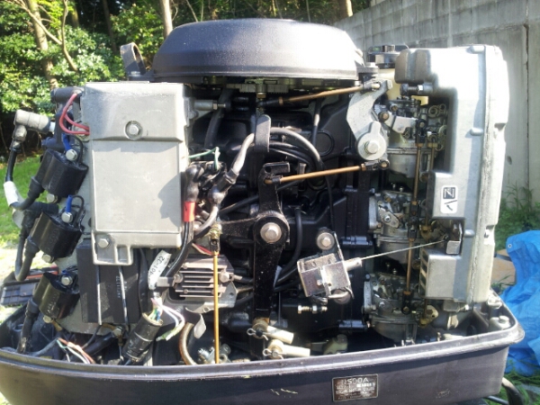 NISSAN船外機2スト90馬力ニッサン3B7-1トーハツ検)YAMAHAヤマハ(50馬力 