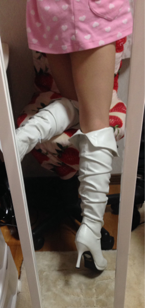 フェチラブライブにこコスプレニーハイブーツ白ホワイトアイマス ニーハイブーツ 売買されたオークション情報 Yahooの商品情報をアーカイブ公開 オークファン Aucfan Com