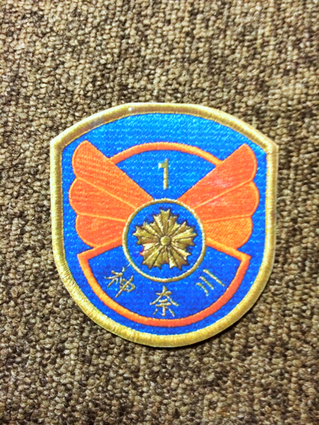 神奈川県警察 『一交機 肩章ワッペン型』 シール 美品・レア品(警察