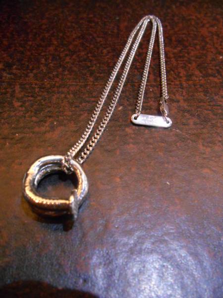 MARTIN MARGIELA 11 捻れ釘TOPチェーンネックレス マルジェラ(マルタン  