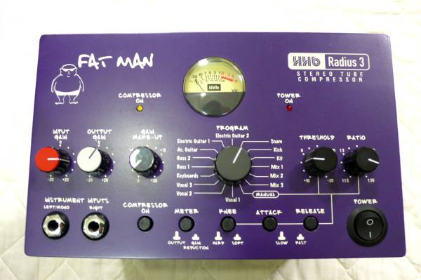 FATMAN HHB Radius 3 イギリス製真空管コンプ その2(コンプレッサー