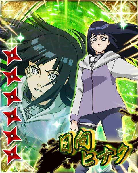 ☆GREE NARUTO ナルト忍マスターズ 中 日向ヒナタ 014 [UR]☆(携帯型