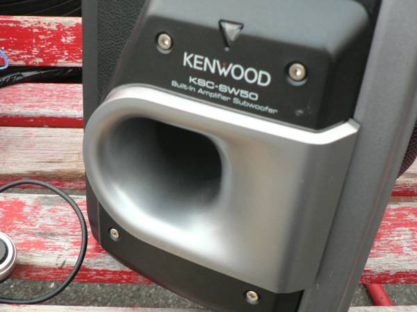 KENWOOD サブウーハー KSC-SW50 リモコン 配線付(ウーハー)｜売買され