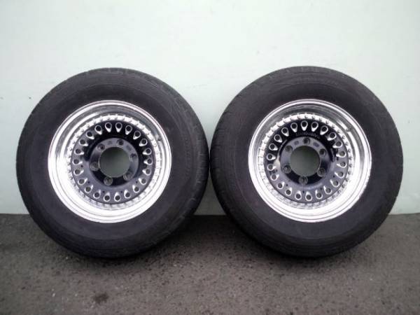 ロデオドライブ 黒 +17 6H 215/70R15 GY RVハイエースグランビア 16 