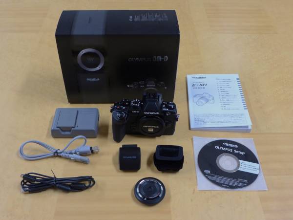 ★美品★オリンパス OM-D E-M1 ボディ+ボディキャップレンズ_3
