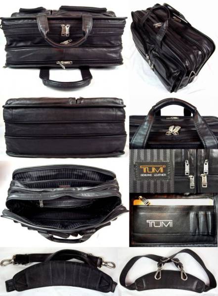 Tumi (904）D3 ナパレザー・ラージ・エキスパンダブルブリーフ 