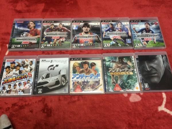 凄すぎセット！PS3ソフト10本を100円から！（歴代ウイイレほか