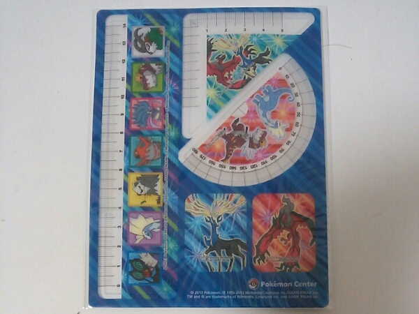 ポケモン 文具セット ゼルネアス イベルタル 定規 分度器 ポケットモンスター 売買されたオークション情報 Yahooの商品情報をアーカイブ公開 オークファン Aucfan Com