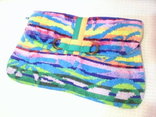 タオルサロンカラカラ ポーチ マルチカラー 青系 ポーチ 売買されたオークション情報 Yahooの商品情報をアーカイブ公開 オークファン Aucfan Com
