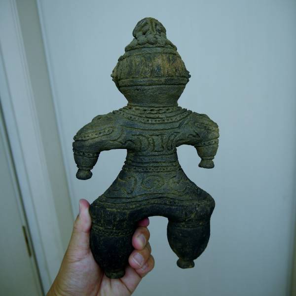 遮光器土偶 縄文期 土器 古代 埴輪 古墳 土偶 弥生宇宙人 土器 売買されたオークション情報 Yahooの商品情報をアーカイブ公開 オークファン Aucfan Com