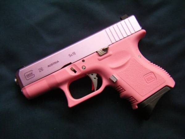 東京マルイ【グロック G26 ピンクカラーカスタム】中古品(ガスガン