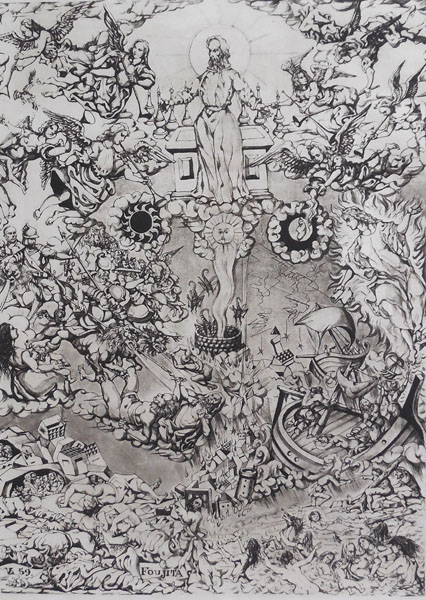 □新入荷□ 藤田嗣治 黙示録 キリスト 版画(石版画、リトグラフ)｜売買