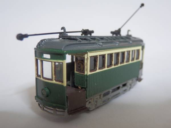 Nゲージ Masterpiece ダブルルーフ 2軸木造路面電車キット 2両分 ダブルルーフ2軸木造路面電車キット組立品都電400形タイプ動力付の入札
