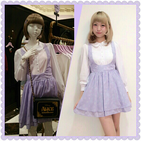ディズニーアリスワンピース紫 イーハイフンbonbonボンボン Mサイズ 売買されたオークション情報 Yahooの商品情報をアーカイブ公開 オークファン Aucfan Com