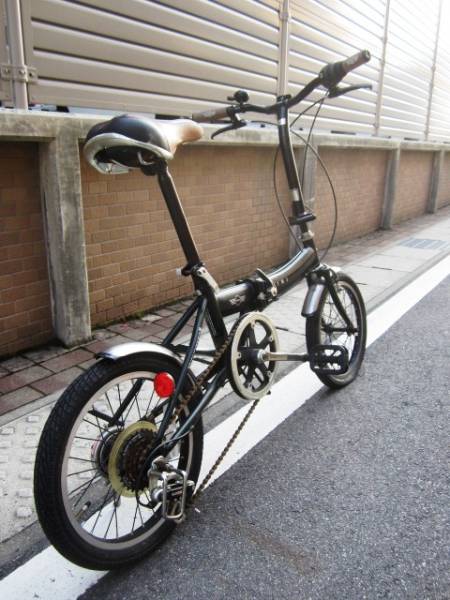 ■超目玉・お洒落【MINI】16インチ6段変速・モスグリーン■_3