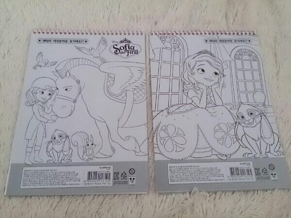 ディズニー ちいさなプリンセス ソフィアの画用紙２冊 ぬりえ 紙芝居 ぬりえ 売買されたオークション情報 Yahooの商品情報をアーカイブ公開 オークファン Aucfan Com