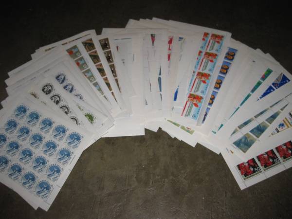 1960年代の未使用切手 額面28,880円◆シート完品◆記念切手_1