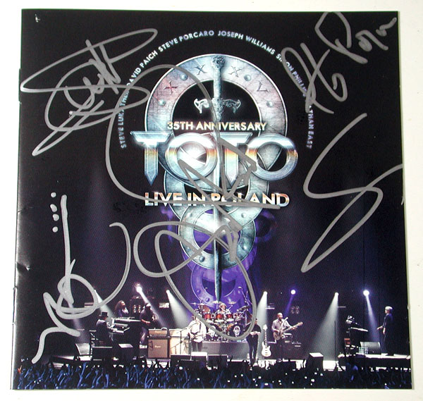 トト／TOTO】直筆サイン入りCD☆ライヴ・イン・ポーランド(サイン 
