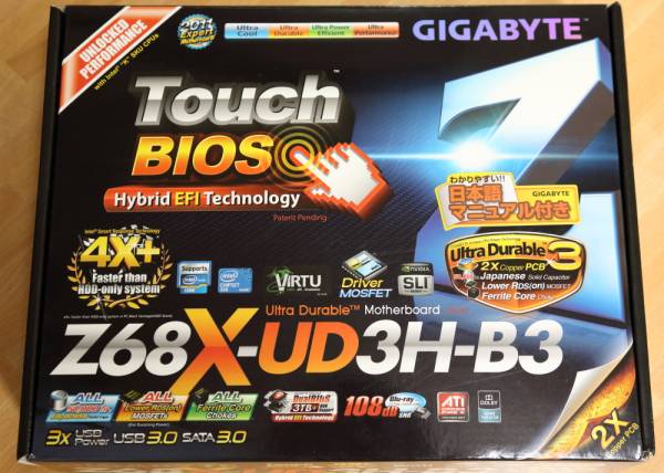 【動作中古品】ギガバイト　Z68X-UD3H-B3 GIGABYTE マザーボード_1