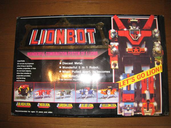 百獣王ゴライオン 海外版 ｌｉｏｎｂｏｔ ライオンボット その他 売買されたオークション情報 Yahooの商品情報をアーカイブ公開 オークファン Aucfan Com