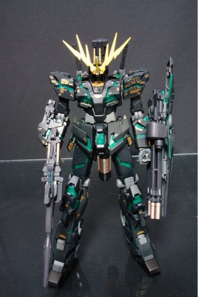 塗装＆改修品　MGバンシィ最終決戦仕様　パンプレ限定 プレバン限定 MG バンシィ 小説版 最終決戦仕様 改修・全塗装(完成品