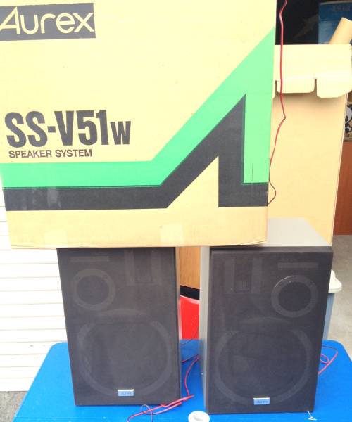 ☆激レア スピーカー☆ Aurex スピーカーシステム SS-V51W(一般)｜売買