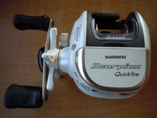 シマノ スコーピオン クイックファイヤー 白メタ オールド(シマノ