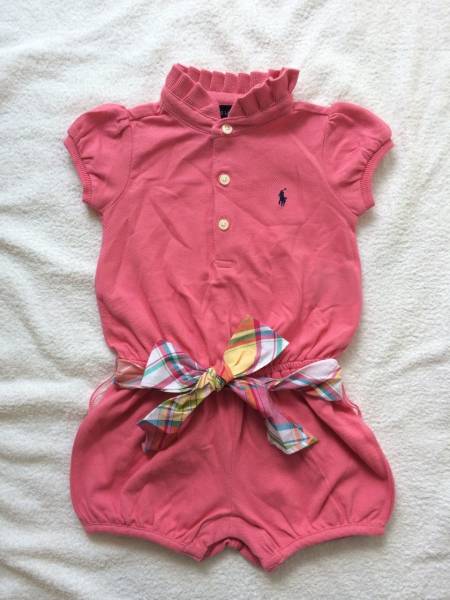 Ralph Lauren　ラルフローレン　ピンクオール　9M　新品未使用