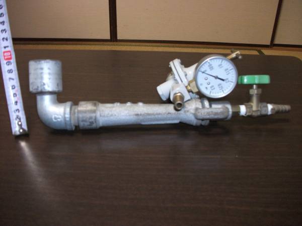 ガス窯用バーナー、調圧器のセット_3