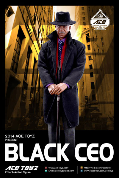 モーガン・フリーマン風1/6フィギュア ルーシャス・フォックス風 