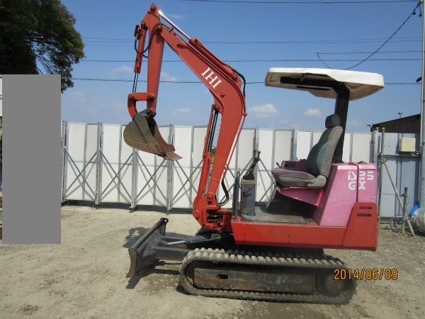 中古 IHI 油圧ショベル ユンボ バックホー IS-25GX3 キャノピー(建設 