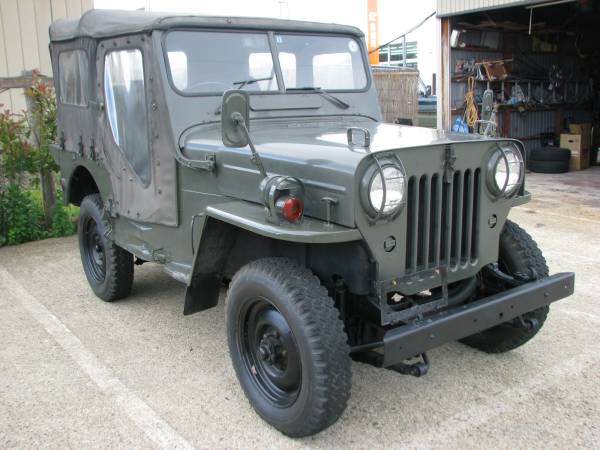 ジープJ3改 本物J54A自衛隊ボディー エンジン4DR1(ジープ