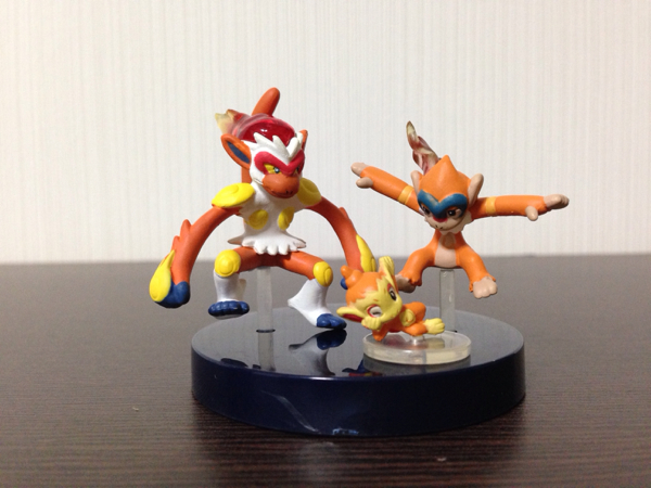 立体ポケモン図鑑 ヒコザル モウカザル ゴウカザル その他 売買されたオークション情報 Yahooの商品情報をアーカイブ公開 オークファン Aucfan Com