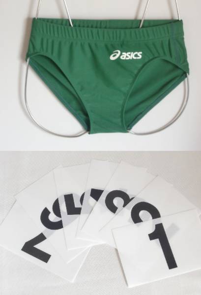 アシックス asics 腰ゼッケン付 陸上 青学 レーシング ショーツL