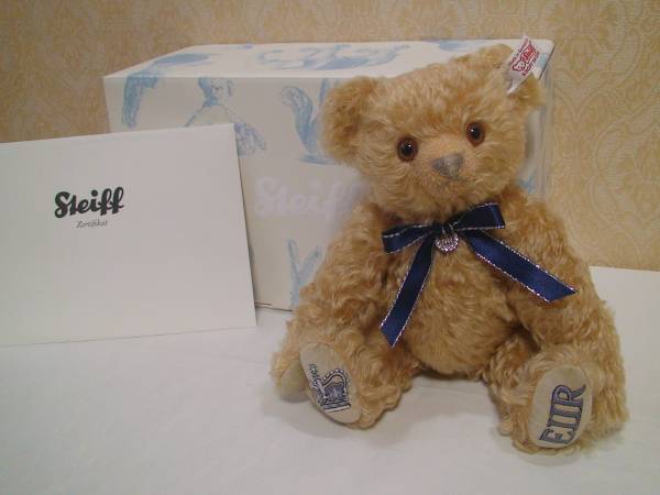 steiffシュタイフ/ ダイヤモンド ジュビリー テディベア/ 完品 