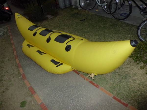 ジャンク　バナナボート３人乗り　　引き取り限定_3