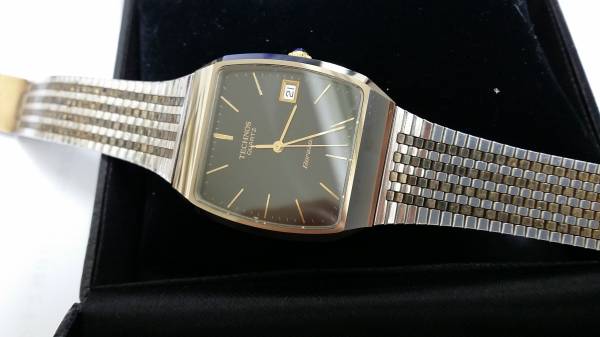 値下☆ボラゾンBorazon メンズ クォーツ超鋼美品☆10万以上